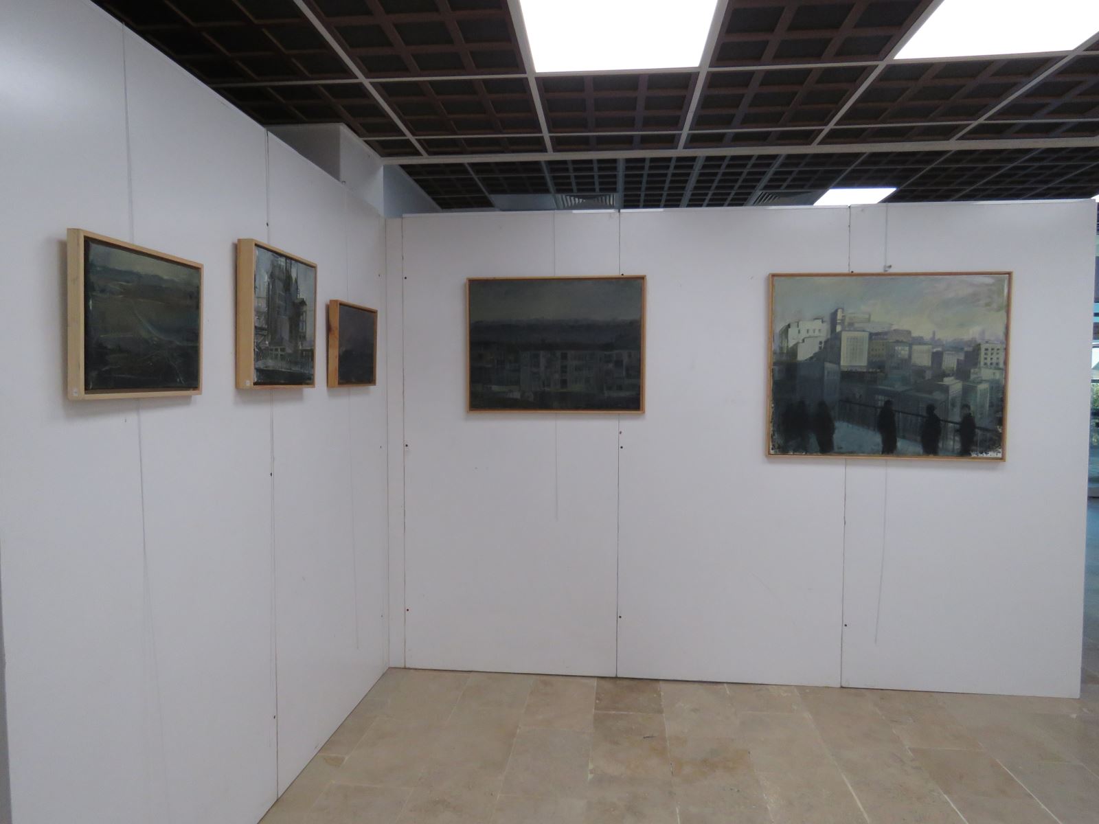 Doç. Dr. İnci BULUT KILIÇ'ın "Bellek ve Mekan" serisinden 5 eser.