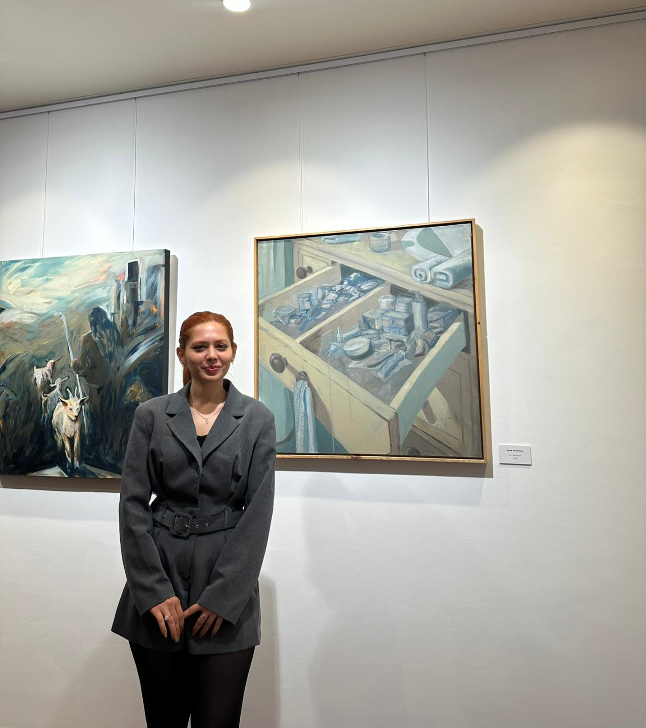 Resim-İş Eğitimi Bilim Dalı Yüksek Lisans Öğrencisi Selma Nur Pekşen TSKB 75. Yıl Güncel Sanat Yapıtı Yarışması’nda Sergileme Ödülüne layık görüldü.